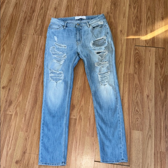 Iro Garçon Distressed Jeans Size 27 - Picture 2 of 5